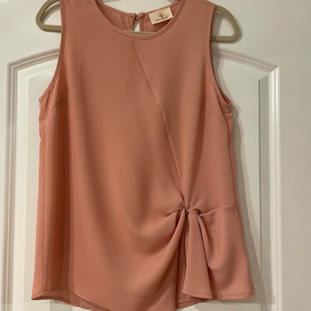 Pink polyester tank